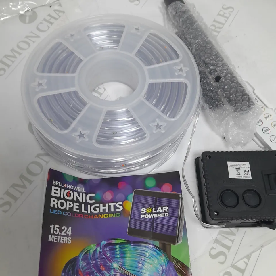 BOXED BELL & HOWELL DUAL POWER BIONIC ROPE LIGHTS - LED COLOUR CHANGING