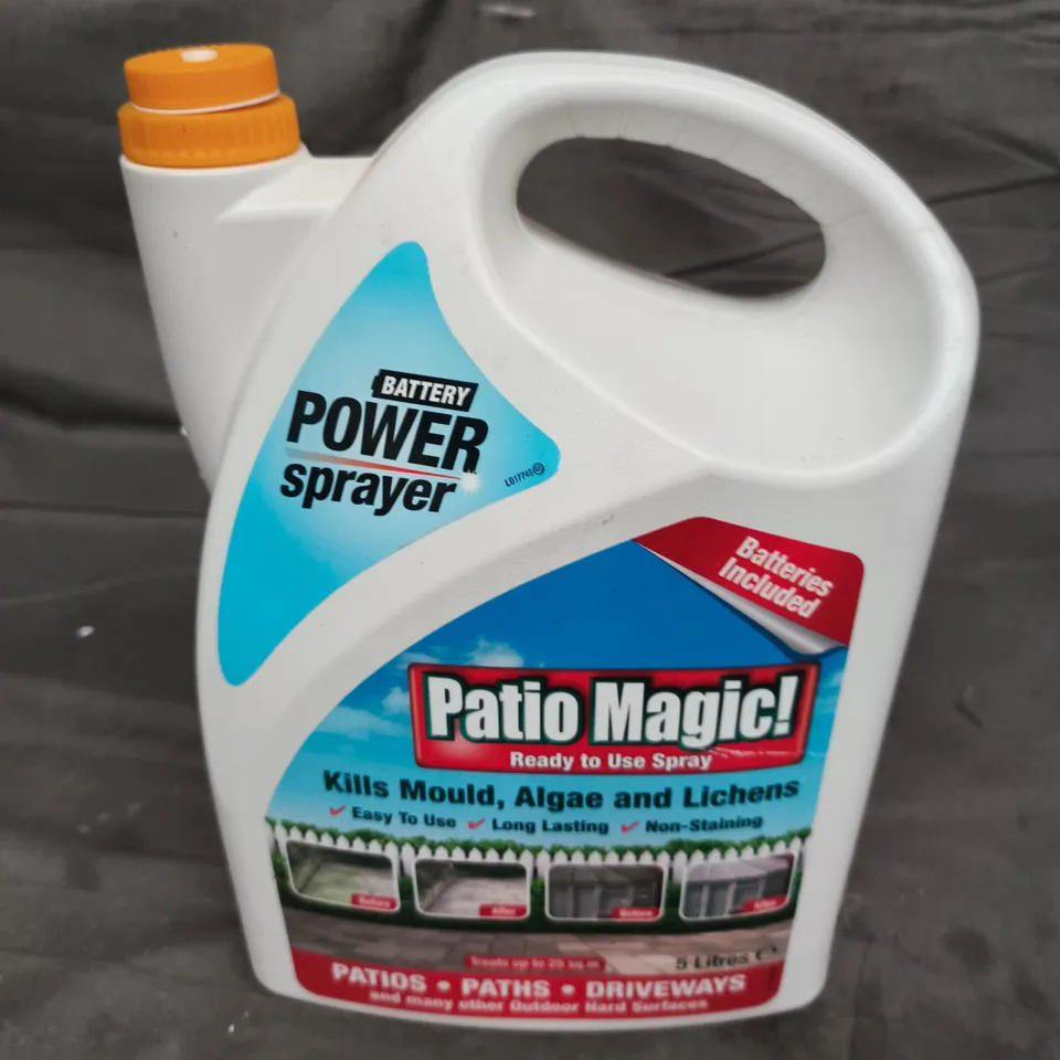 PATIO MAGIC! POWER SPRAYER - 5 LITRES 