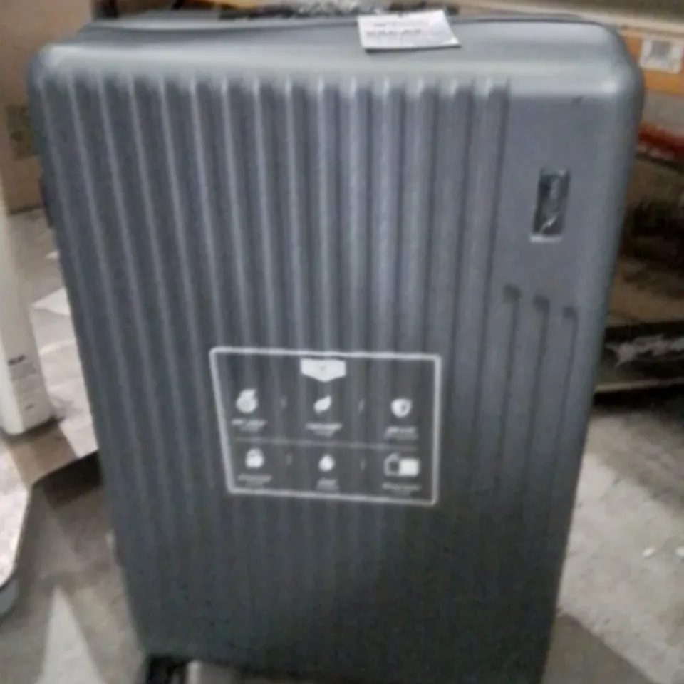 LUGG TRAVEL SUITCASE SILVER 