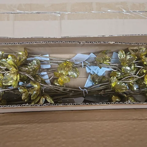 APPROXIMATELY 200 GISELA GRAHAM GOLD TONE LEAF GARLANDS