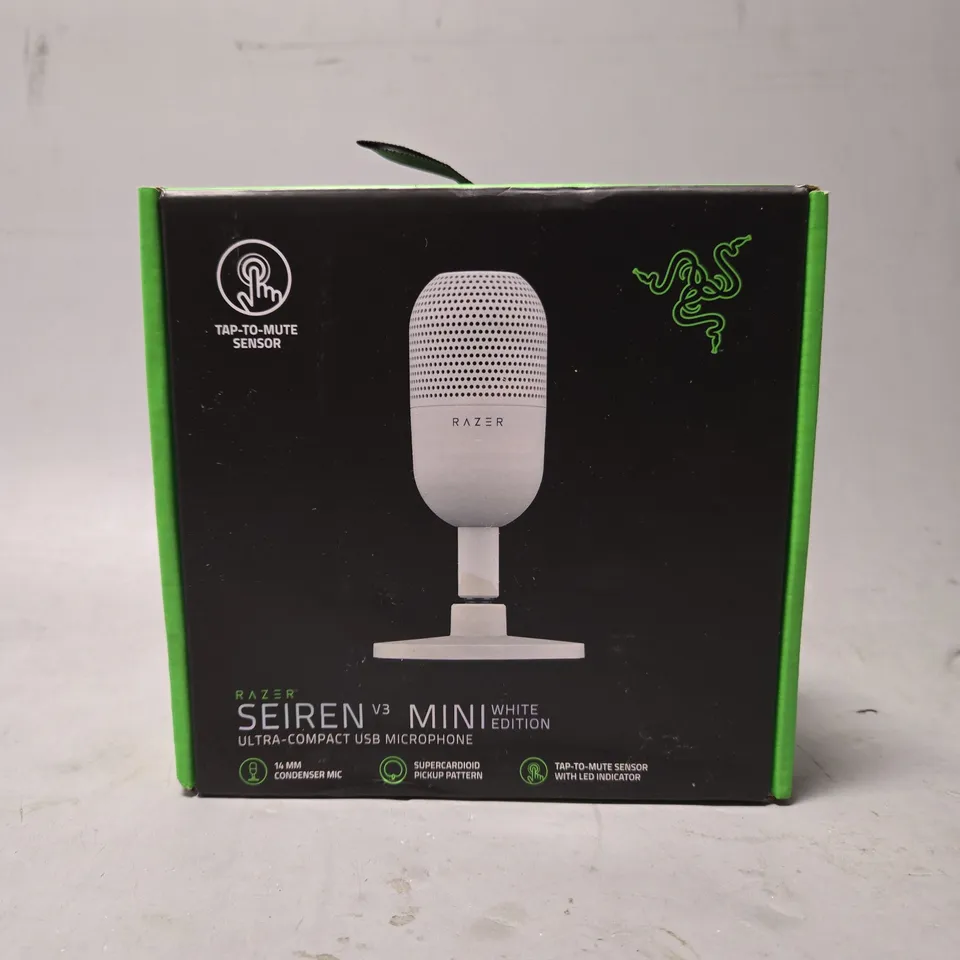 SEALED RAZER SEIREN V3 MINI WHITE EDITION 