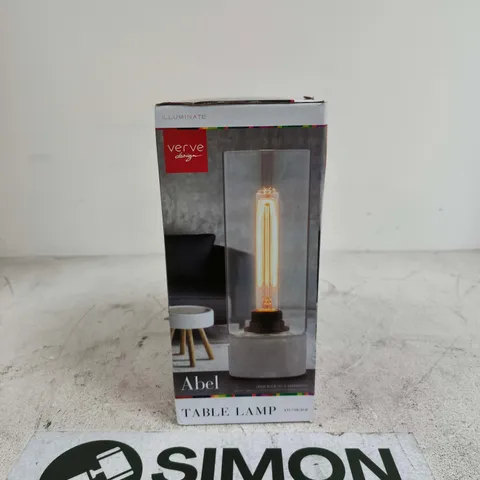 VERVE ILLUMINATE VERVE DESIGN ABEL TABLE LAMP BOXED