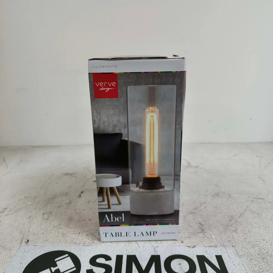 VERVE ILLUMINATE VERVE DESIGN ABEL TABLE LAMP BOXED