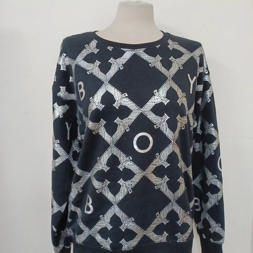 BOY LONDON PATTERN JUMPER SIZE XS