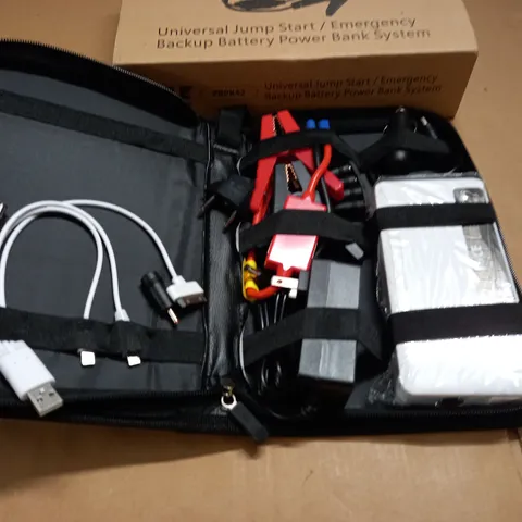 PYLE UNIVERSAL JUMP START BACKUP BATTERY POWER BANK SYSTEM
