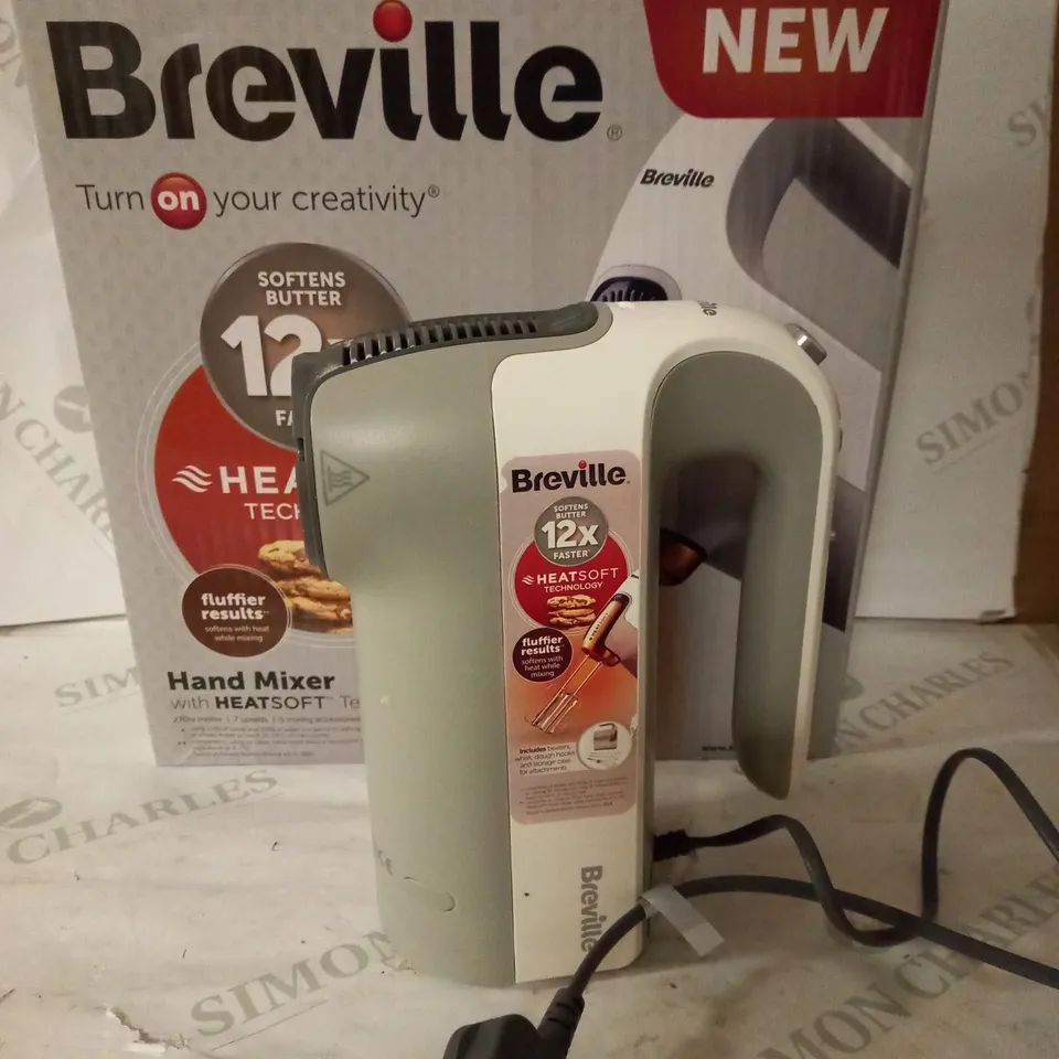 BREVILLE HEATSOFT HAND MIXER 