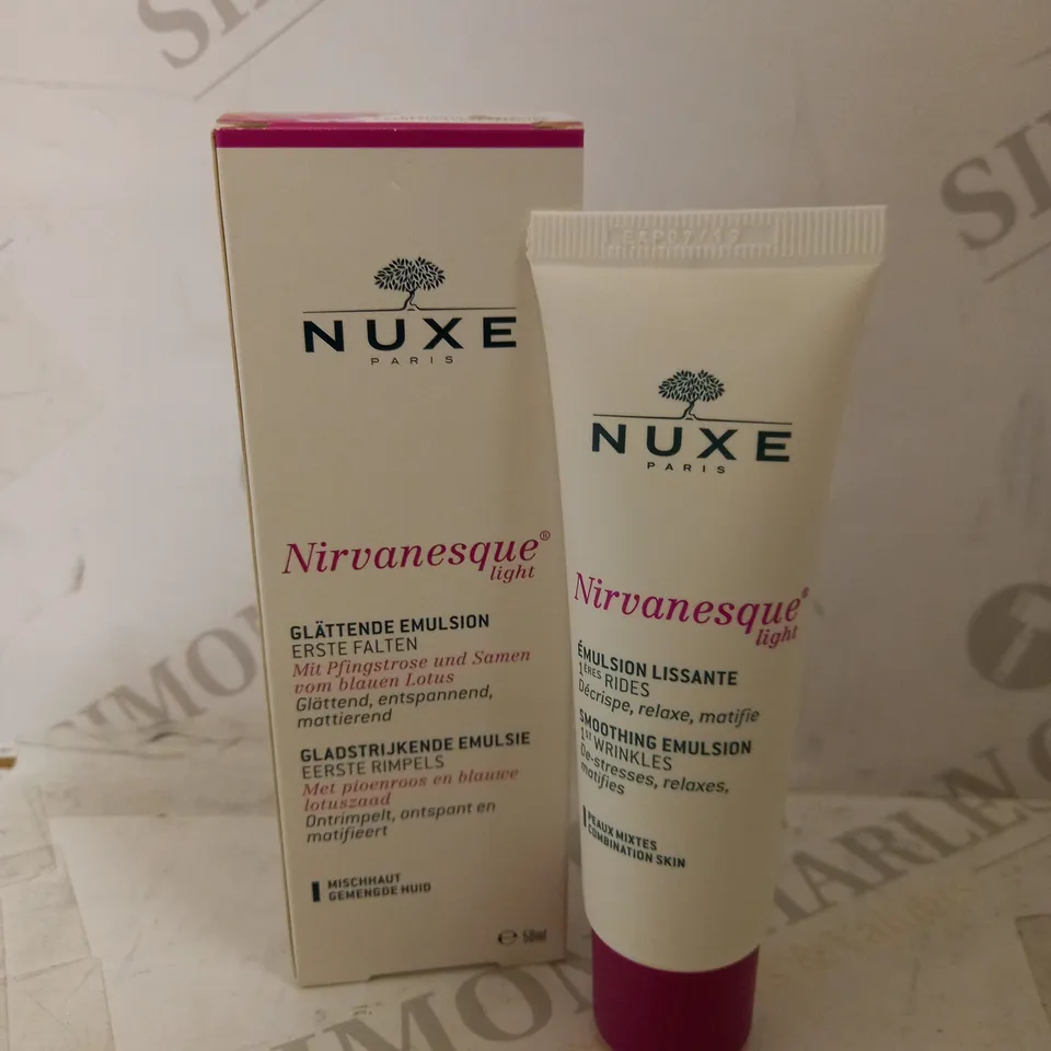 NUXE NIRVANESQUE LIGHT SMOOTHING EMSULION 50ML – COMBINATION SKIN 