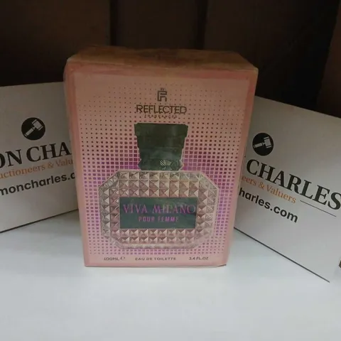 BOXED AND SEALED REFLECTED VIVA MILANO POUR FEMME EAU DE TOILETTE 100ML