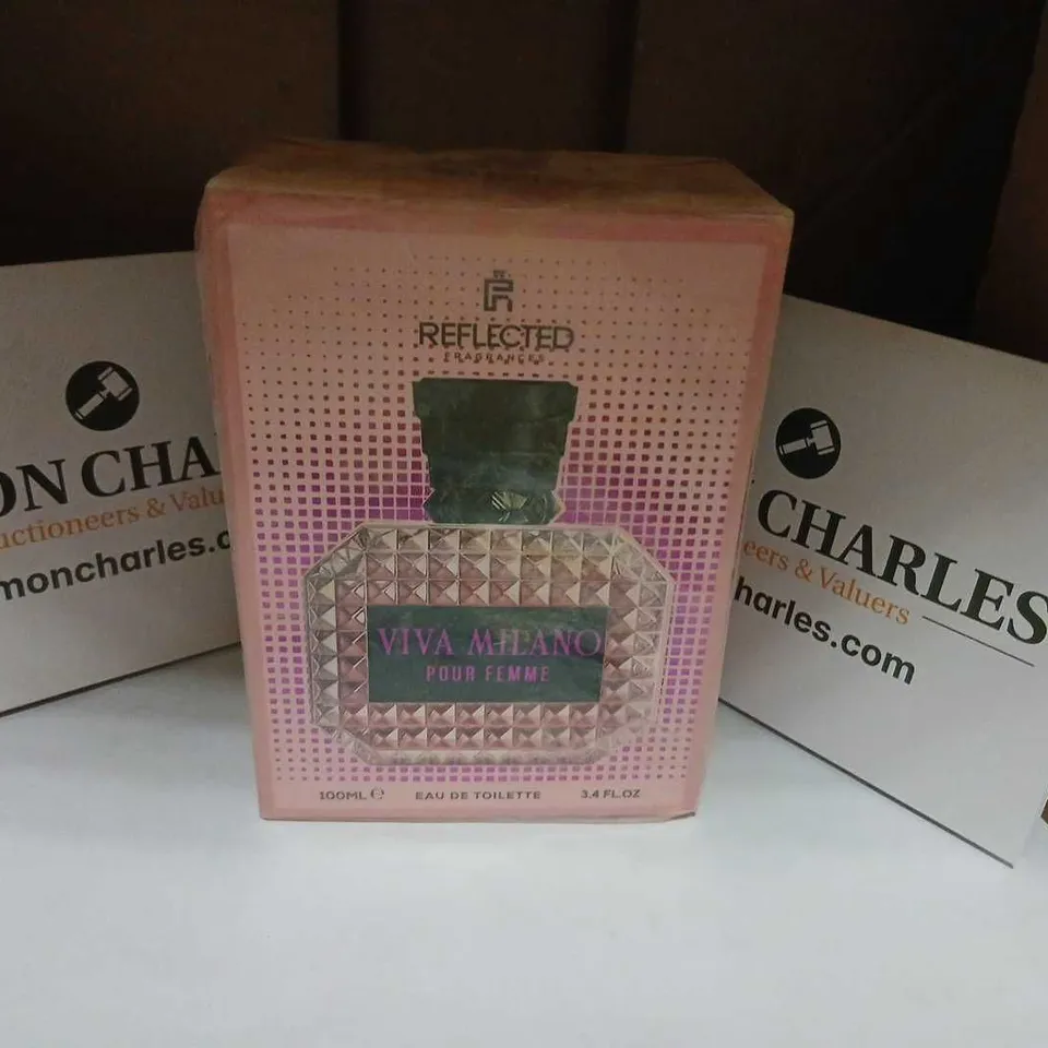 BOXED AND SEALED REFLECTED VIVA MILANO POUR FEMME EAU DE TOILETTE 100ML