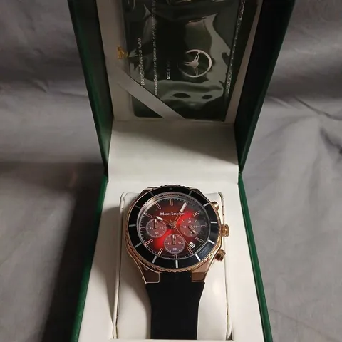 BOXED MANN EGERTON LIMITED EDITION HAND-ASSEMBLED ASTRO QUARTZ WATCH 