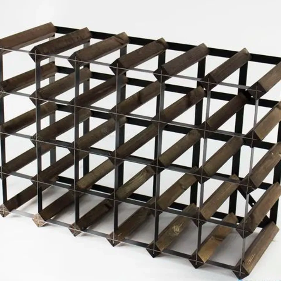 BOXED FELICA 30 BOTTLE WINE RACK 
