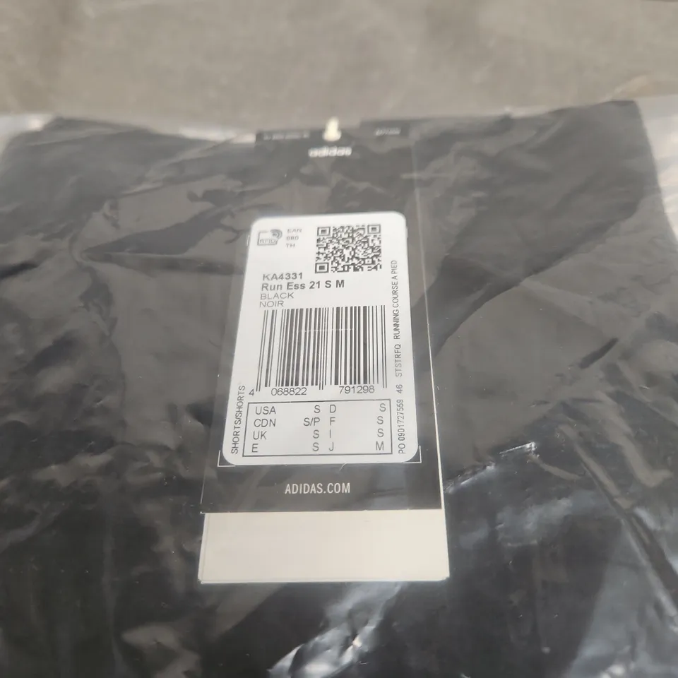 ADIDAS BLACK SHORTS UK SMALL BAGGED WITH TAGS