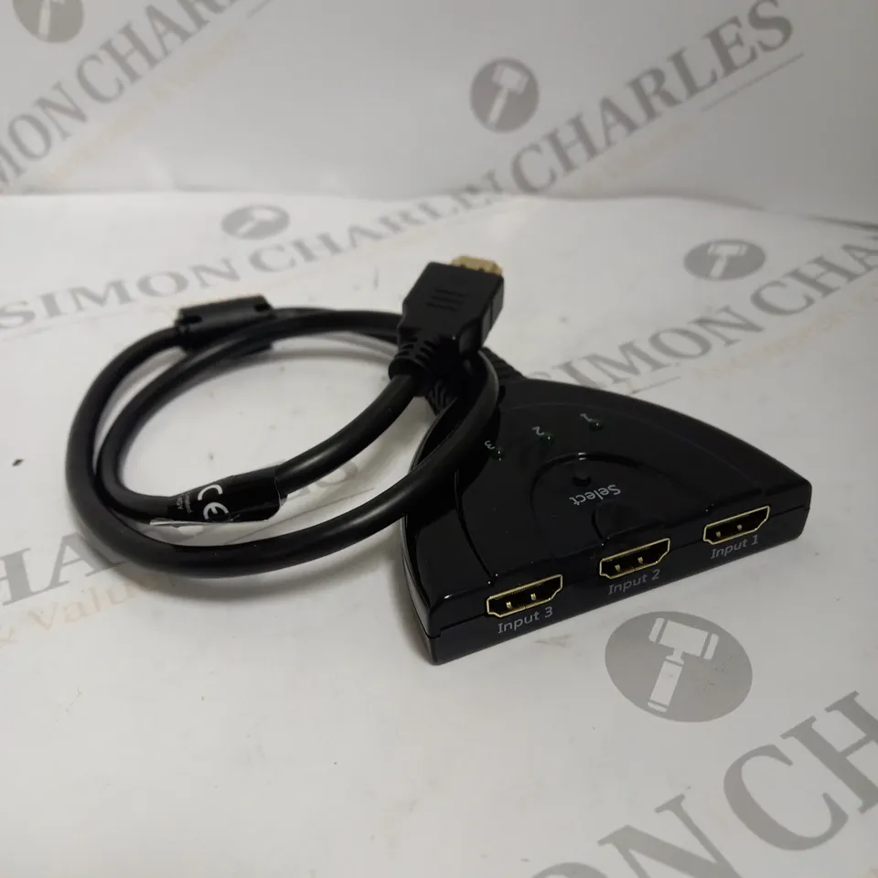 BOXED ASDATECH AUTO-SELECT 3 WAY HDMI SELECTOR