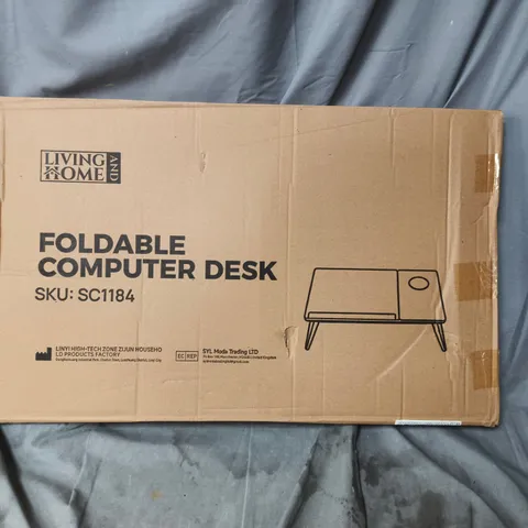 LIVING HOME FOLDABLE COMPUTER DESK - BOXED (SKU SC1184)