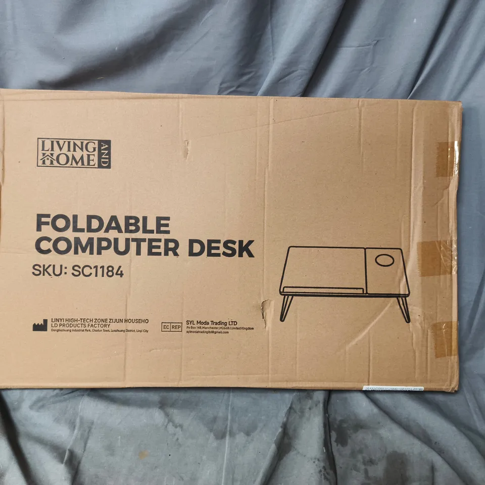 LIVING HOME FOLDABLE COMPUTER DESK - BOXED (SKU SC1184)