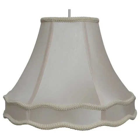 BOXED 31CM W COTTON EMPIRE LAMP SHADE