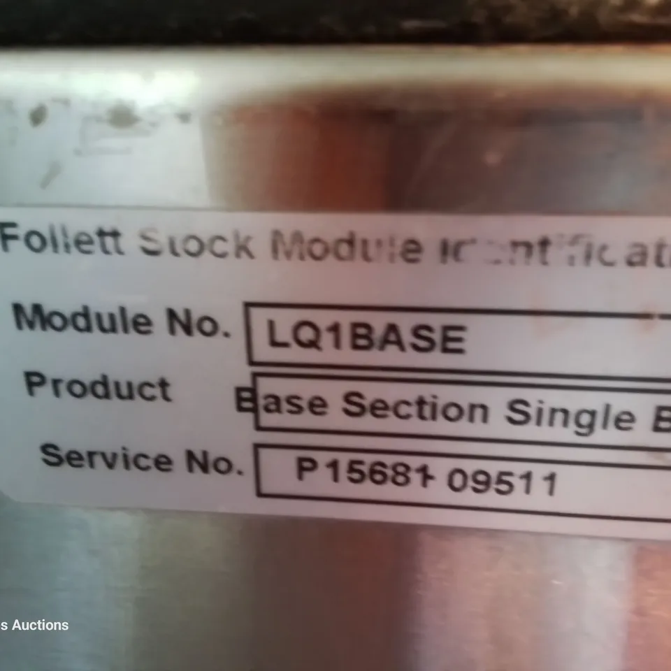 FOLLETT ICE STORE/DISPENCER BASE ONLY Model LQ1BASE 