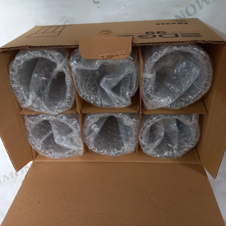 BOX OF 6 GLASSES