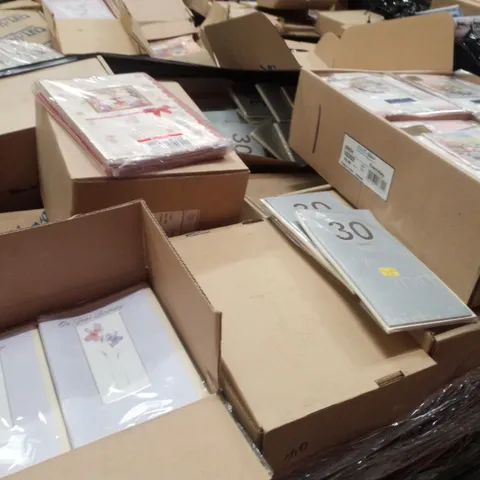 PALLET CONTAINING LARGE QUANTITY OF ASSORTED GREETING CARDS