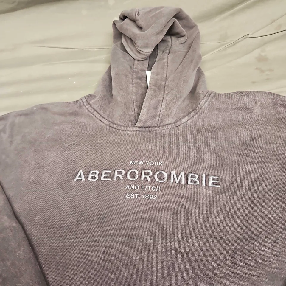ABERCROMBIE AND FITCH SLOGAN HOODIE - SIZE 15/16 YEARS