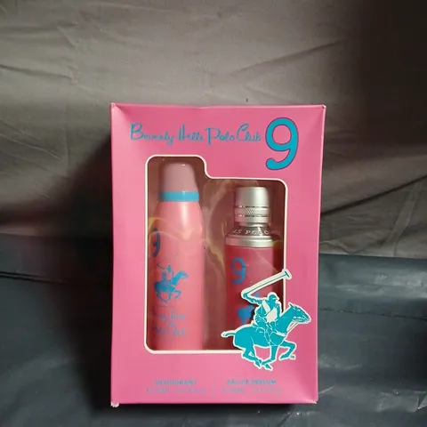 BEVERLY HILLS POLO CLUB 9 FRAGRANCE GIFT SET – PINK BOX