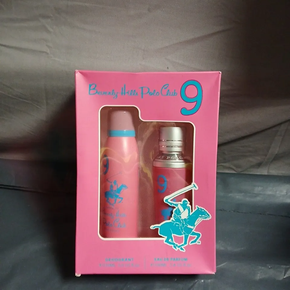 BEVERLY HILLS POLO CLUB 9 FRAGRANCE GIFT SET – PINK BOX