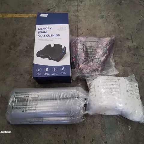 PALLET OF ASSORTED BEDROOM AND COMFORT BASED PRODUCTS TO INCLUDE; PILLOWS, SUPPORT SEAT CUSHIONS AND SIMILARLY RELATED GOODS