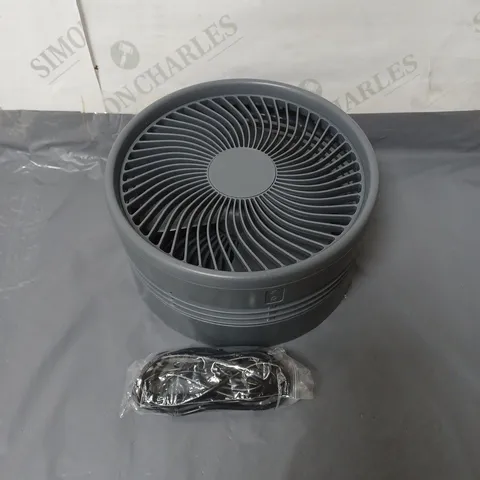 OUTLET BELL & HOWELL RECHARGEABLE AND EXTENDABLE DESK AND FLOOR FAN GREY