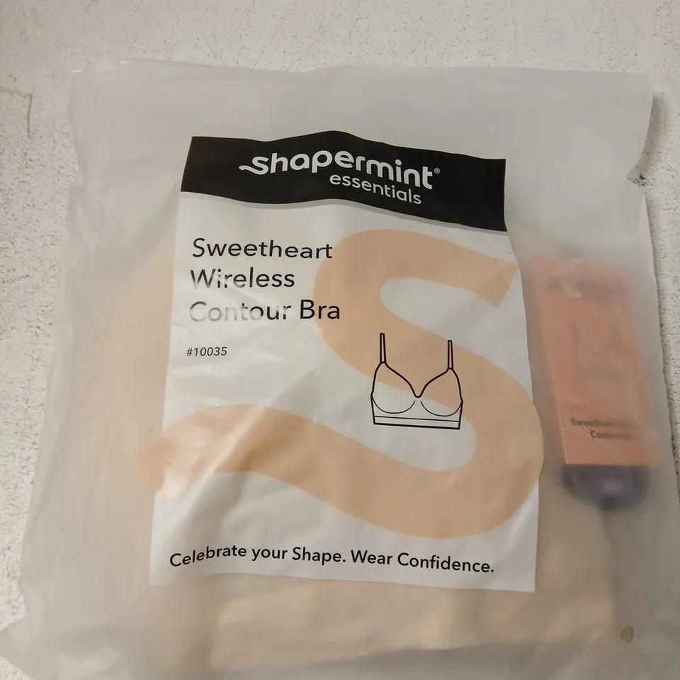 SHAPERMINT WIRELESS CONTOUR BRA – 2XL, CHAI