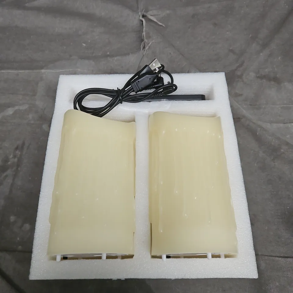 BOXED FLAMELESS LED CANDLE TWIN PACK