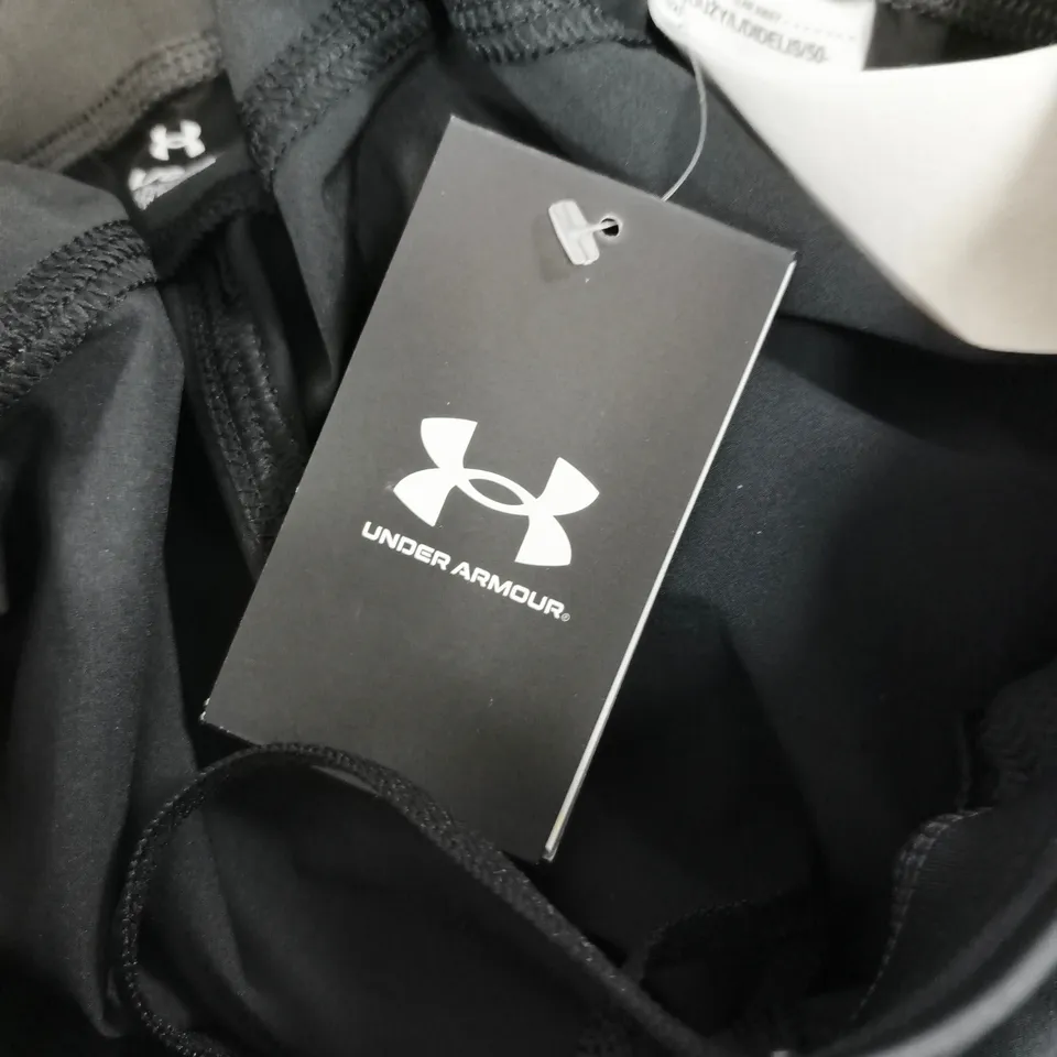 UNDER ARMOUR MEN'S RUNNING STORM PANTS – BLACK/REFLECTIVE, UK SIZE L