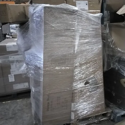 PALLET OF HOUSEHOLD ITEMS TO INCLUDE STORAGE SHED, SLEEPER SOFA BEDS, PENT ROOF  AND OTHER ASSORTED ITEMS...