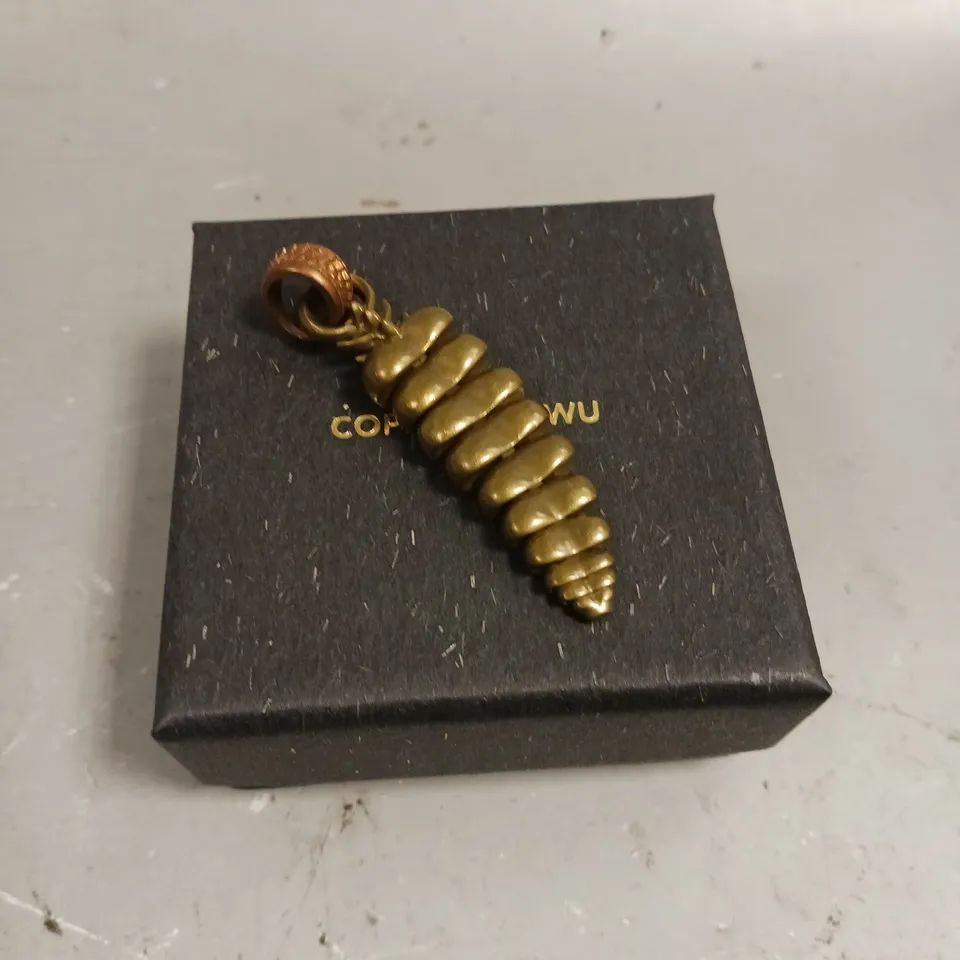 COPPERTIST.WU RATTLESNAKE TAIL PENDANT