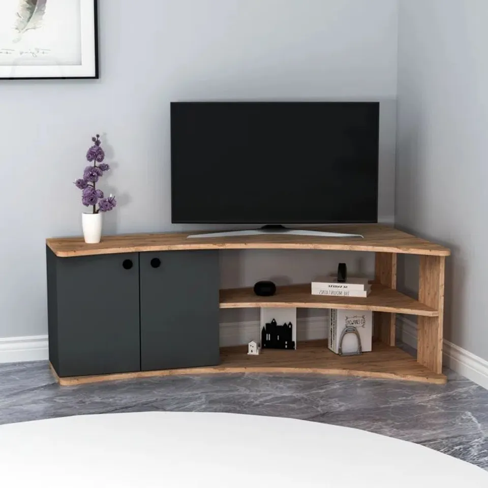 BOXED ENTERTAINMENT UNIT FIR TVS UP TO 60" (1 BOX)