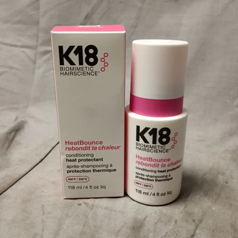 BOXED K18 HEATBOUNCE CONDITIONING HEAT PROTECTANT (118ML)