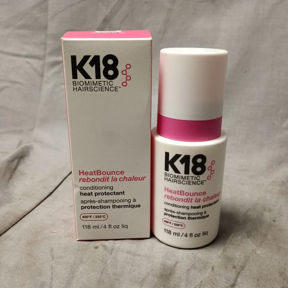 BOXED K18 HEATBOUNCE CONDITIONING HEAT PROTECTANT (118ML)