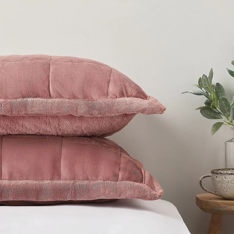 COZEE HOME SET OF 2 VELVETSOFT PILLOWCASES