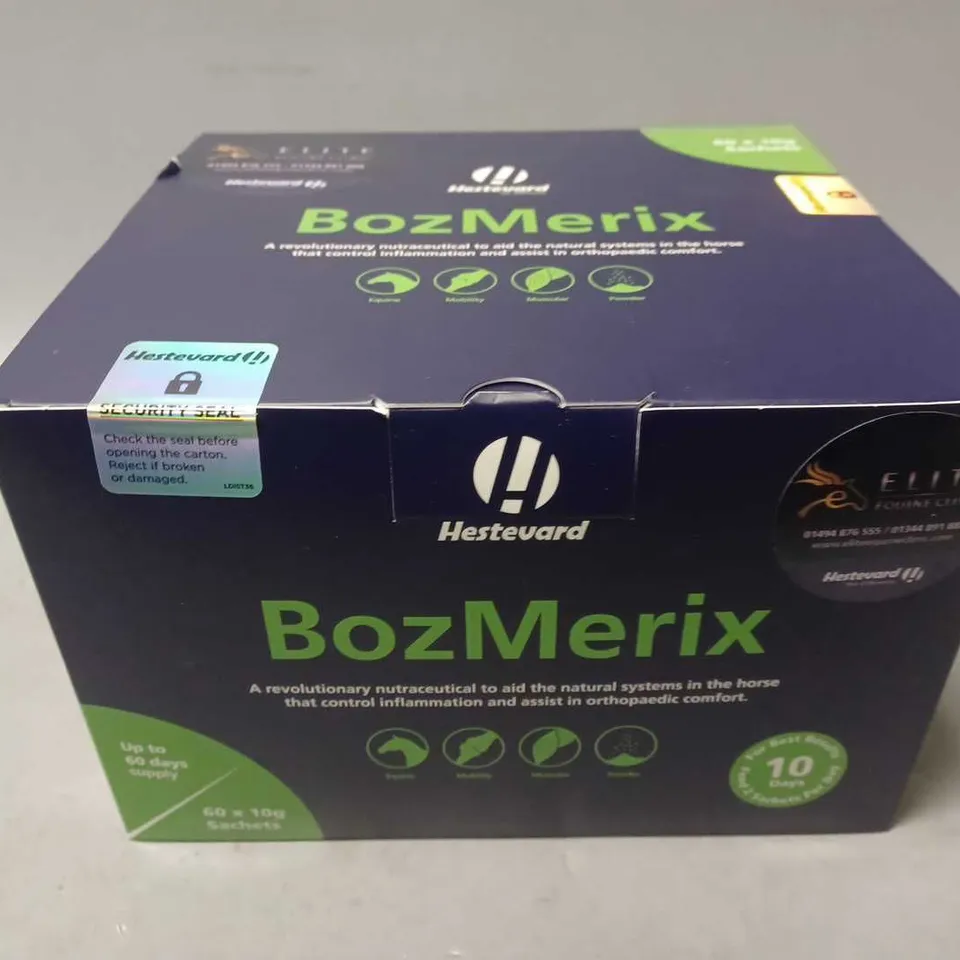 BOXED AND SEALED HESTEVARD BOZMERIZ (60x10g)