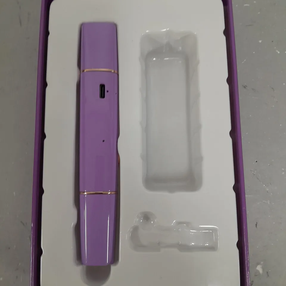 BOXED BEAUTY 2 IN 1 SUPER SMOOTH FACE & BROWS HAIR REMOVER, PURPLE