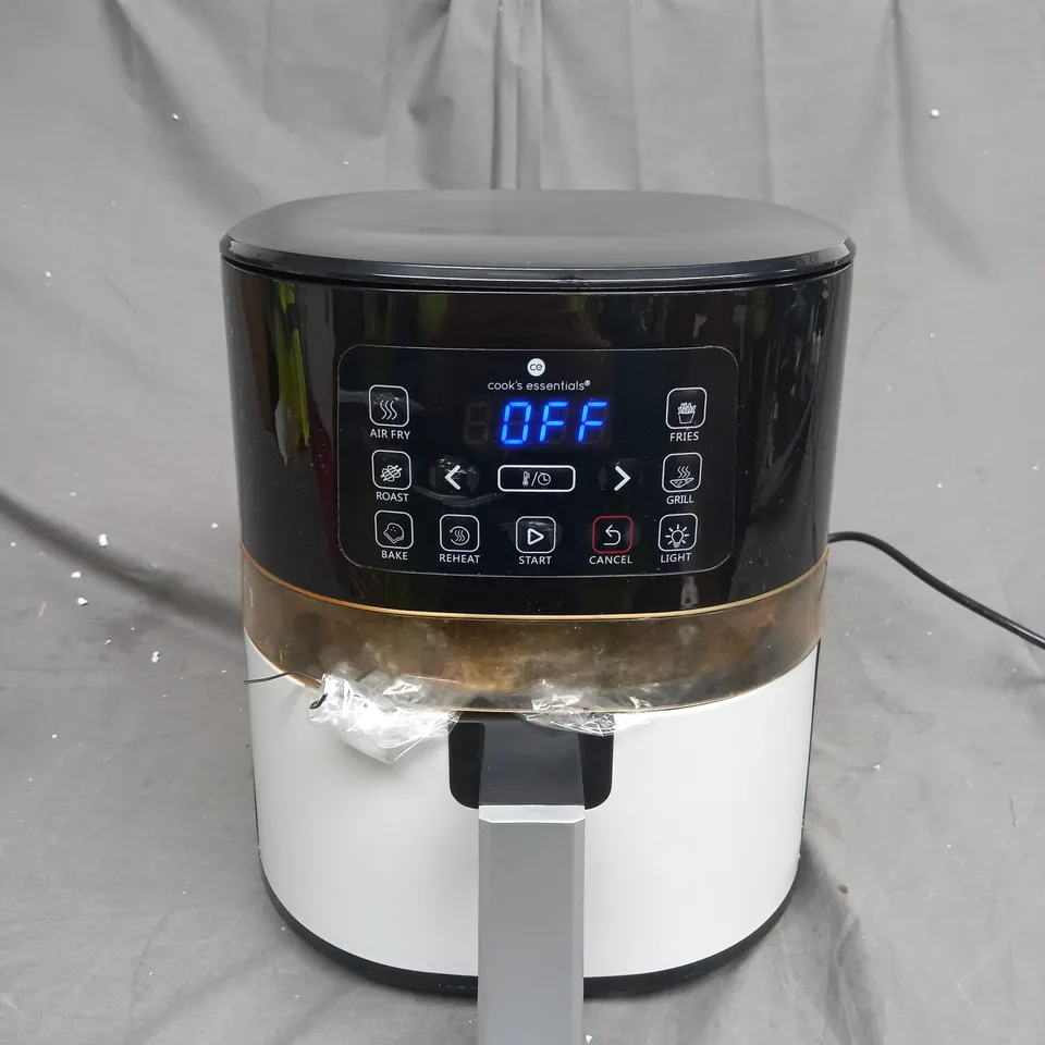 COOK'S ESSENTIALS 4L AIR FRYER IN BLACK