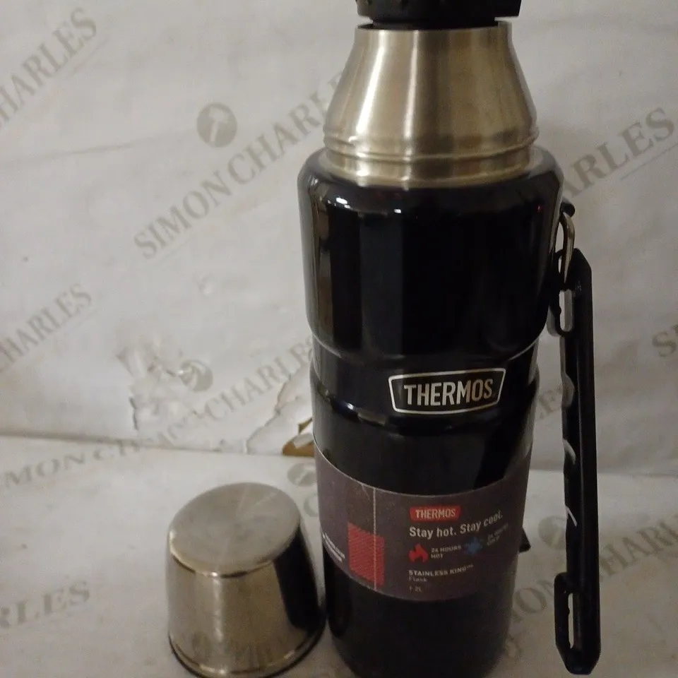 THERMOS STAINLESS KING FLASK, MIDNIGHT BLUE, 1.2 L, 33.6 X 11.99 X 33.6 CM, 183267