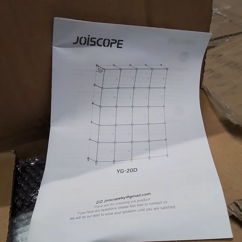 PALLET CONTAINING LARGE QUANTITY OF CUBE STORAGE UNITS