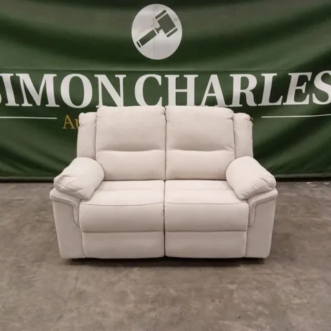 ALBION CHENILLE 2 SEATER HIGH BACK MANUAL RECLINER SOFA