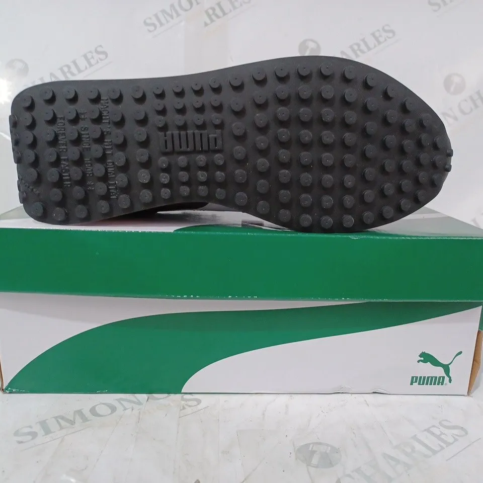 BOXED PUMA RIDER DISPLACED TRAINERS IN ASPHALT UK SIZE 8