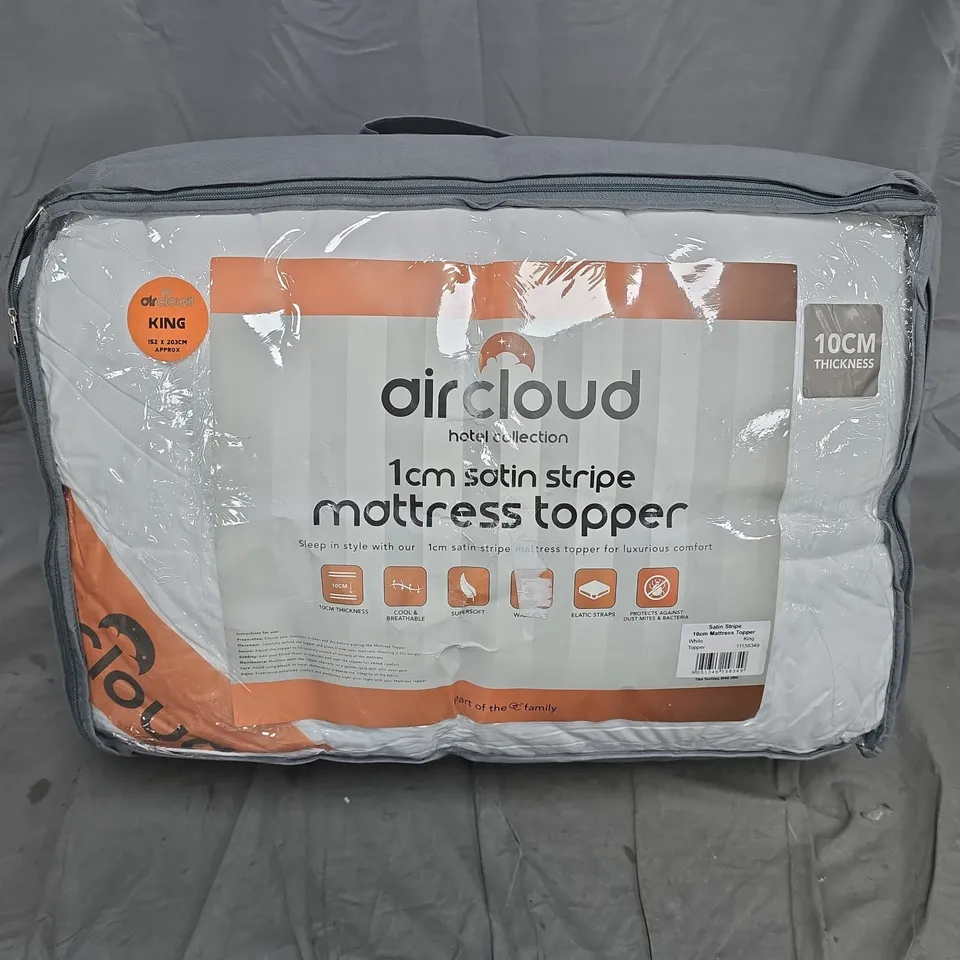 AIRCLOUD HOTEL COLLECTION MATTRESS TOPPER – 10CM - KING