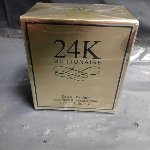 BOXED AND SEALED 24K MILLIONAIRE EAU DE PARFUM 50ML