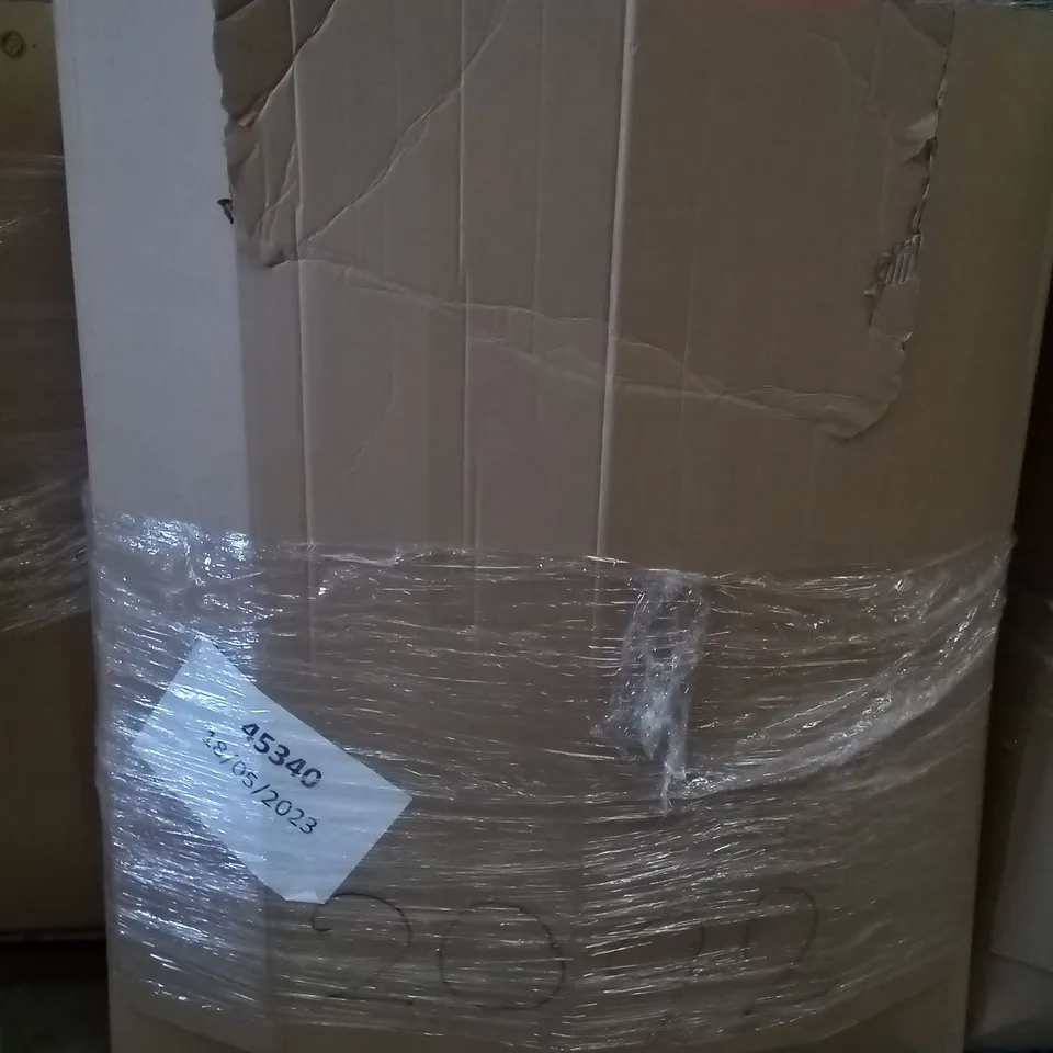 PALLET OF ASSORTED ITEMS INCLUDING AMERIERGO FOOT REST, SLEEPING BAG, ELVIROS MEMORY FOAM CERVICAL PILLOW, DOOR STOPPER, LEMONDUCK SEAT CUSHION 