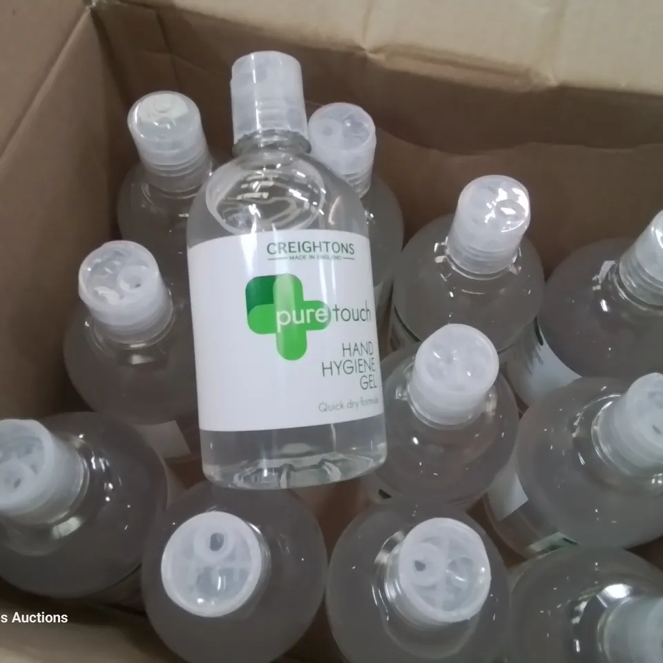 PALLET OF APPROXIMATELY 53 CASES, EACH CONTAINING 12 × 500ml CREIGHTONS PURE TOUCH HAND HYGIENE GEL