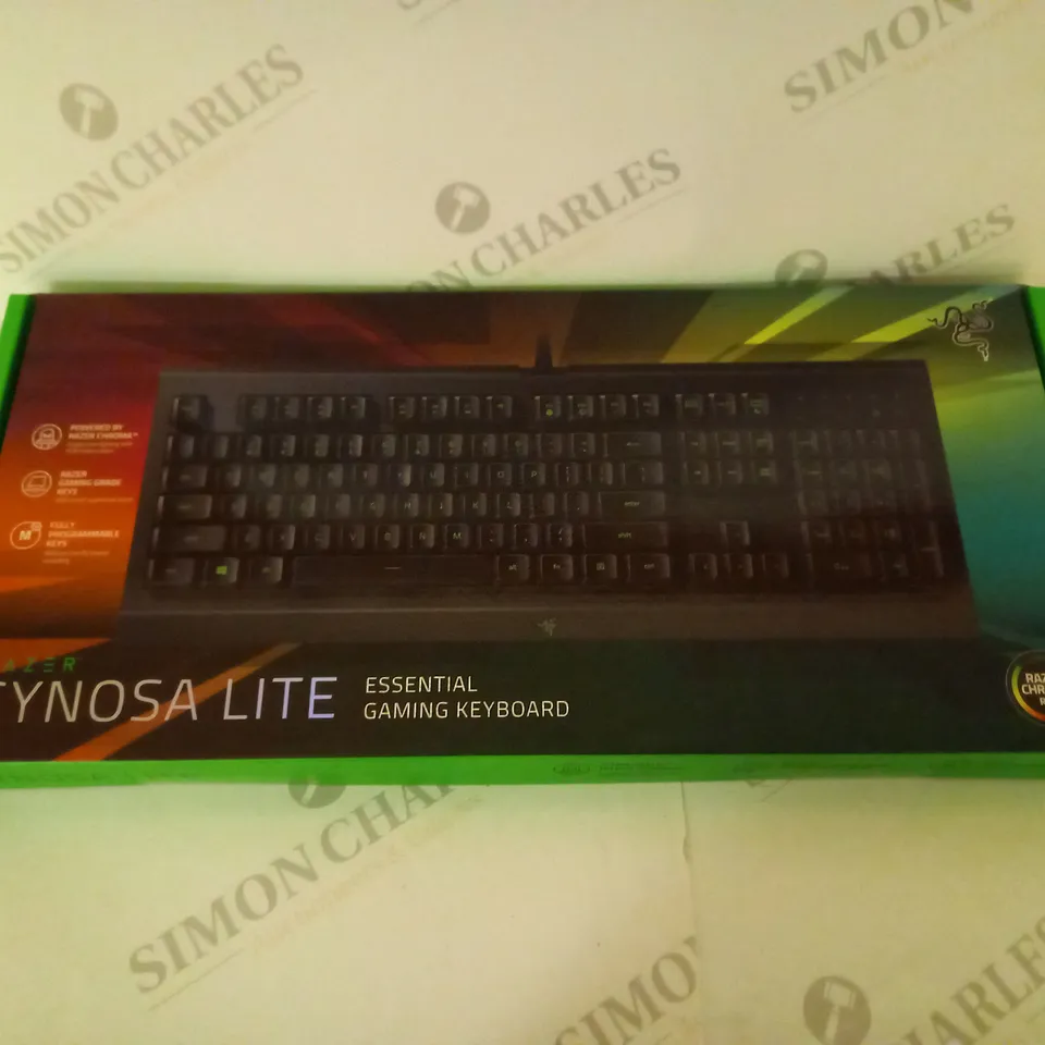 BRAND NEW BOXED RAZER CYNOSA LITE ESSENTIAL GAMING KEYBOARD