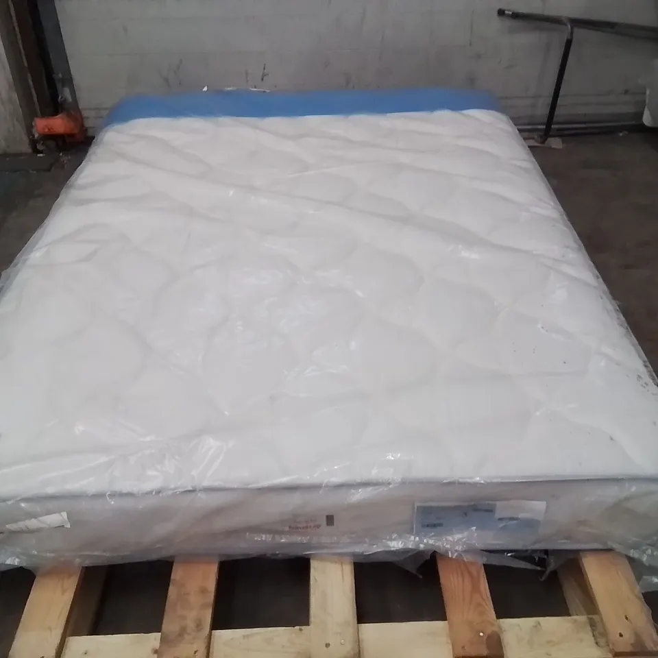 QUALITY BAGGED DOUBLE 135cm AIRSPRUNG LUXURY QUILTED MEDIUM MATTRESS RRP £229